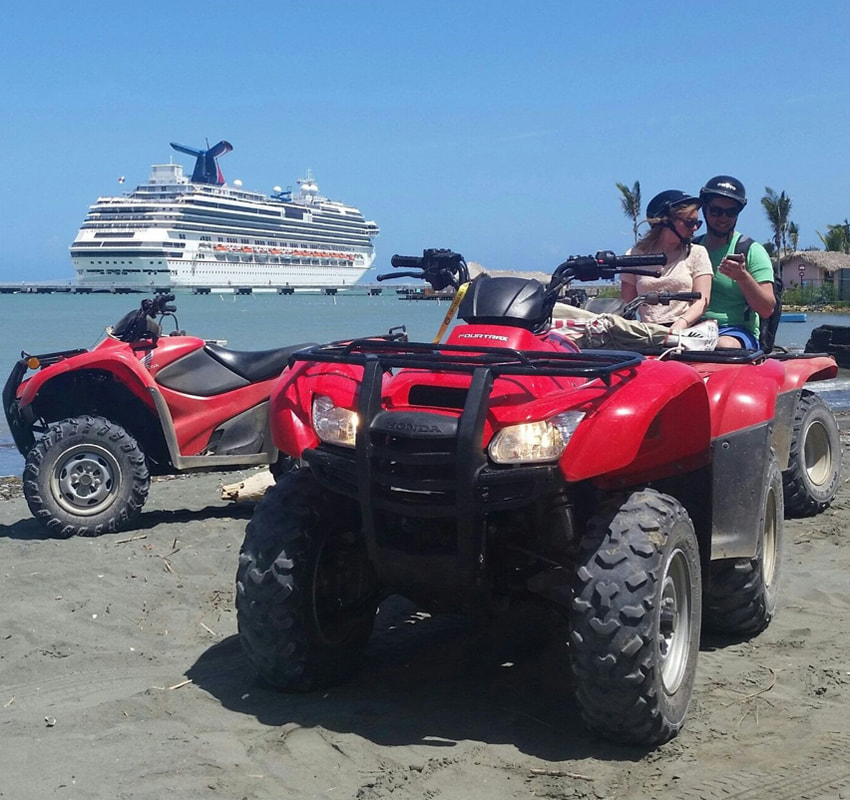 Contact Iguana Mama for tours and shore excursions at Amber Cove and Taino Bay