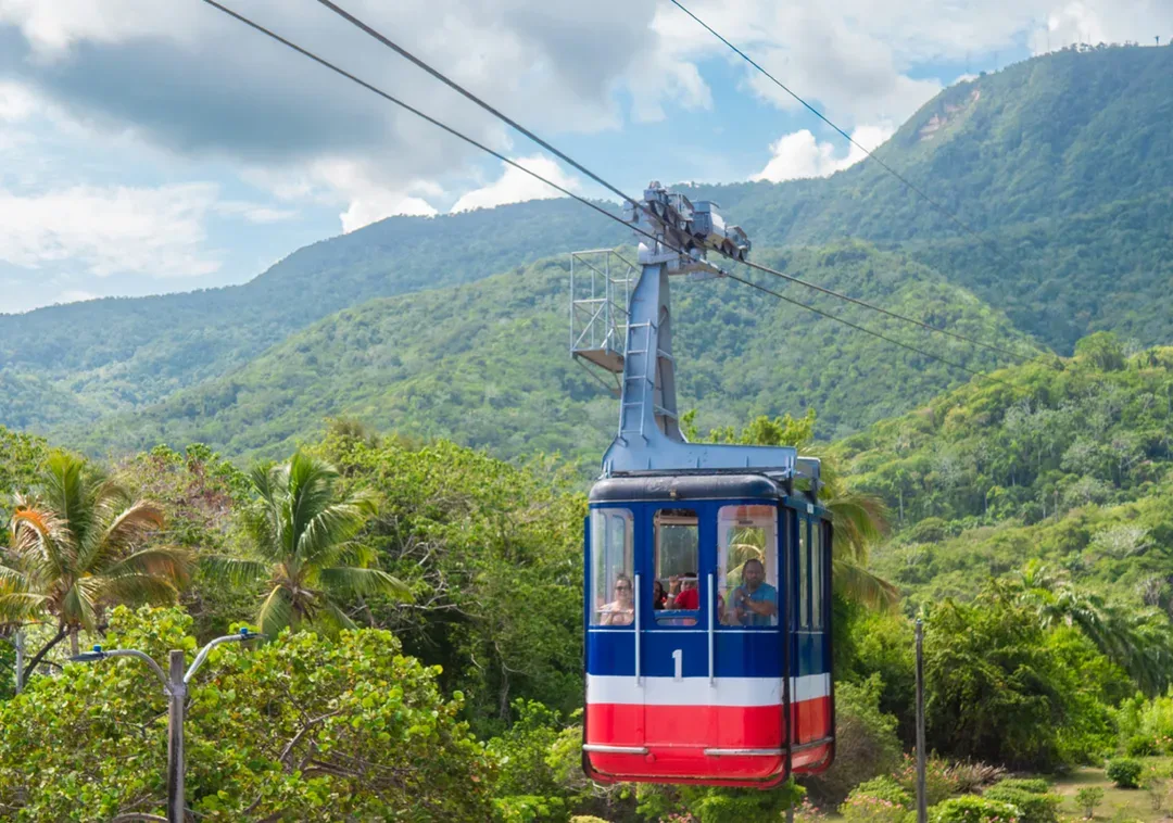 Cable car at Puerto Plata City shore excursion with Iguana Mama