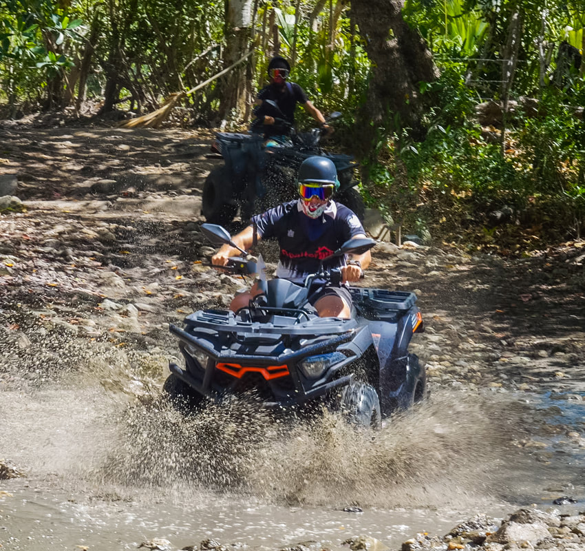 ATV Quads let's ride shore excursion by Iguana Mama